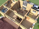 Проект дома ПД-041 3D План 5